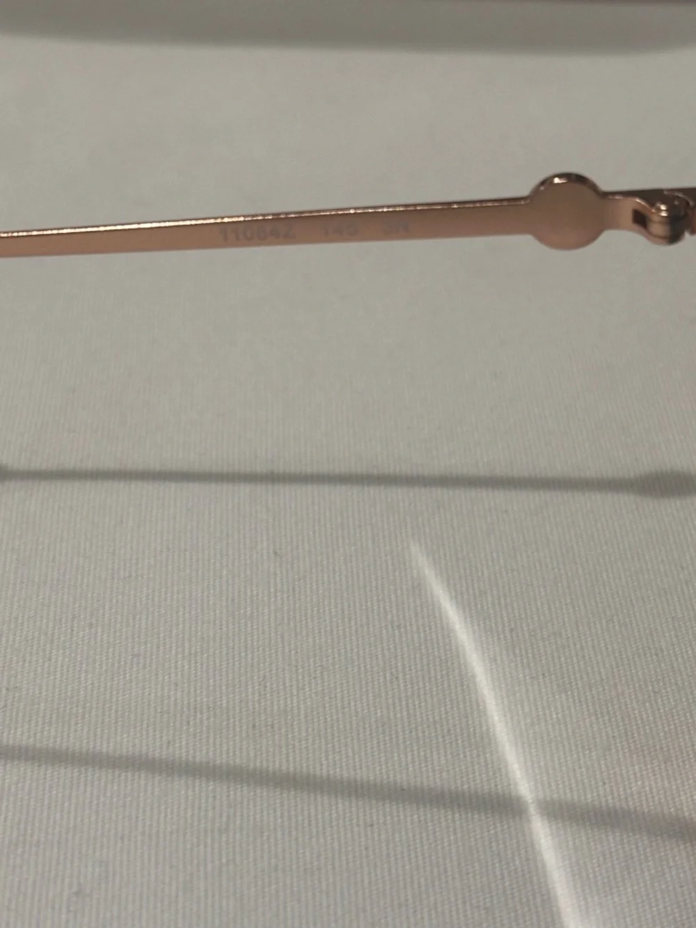 Michael Kors Pink Rimless Shield Sunglasses with Gold Trim